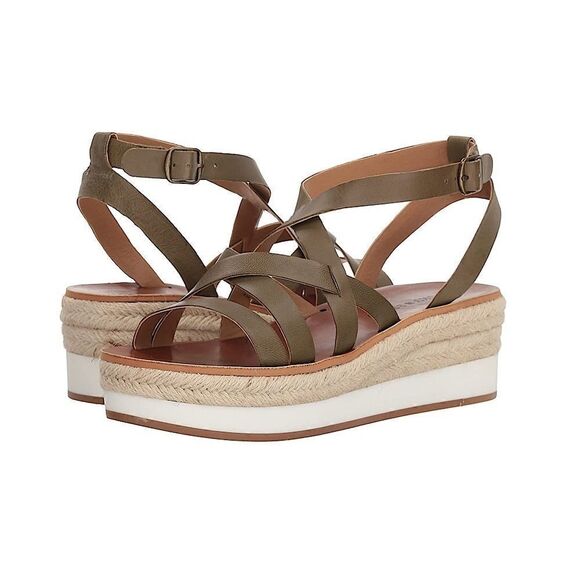 Lucky Brand Jasmei Leather Esapdrille Sandals - Picture 1 of 9